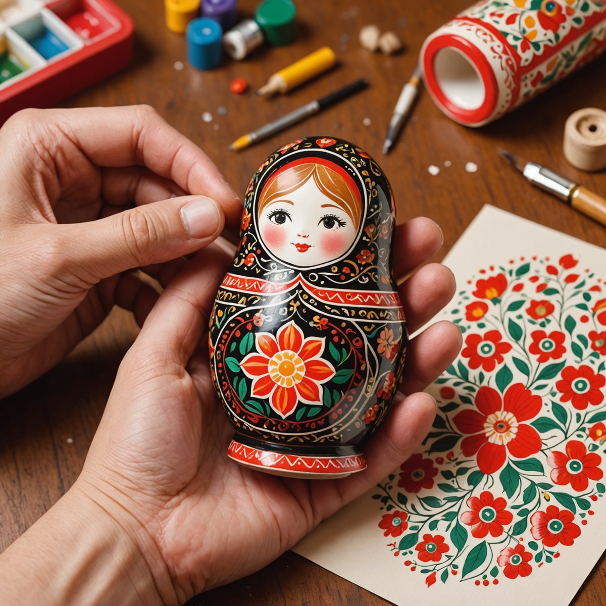Наличник и русская матрешка